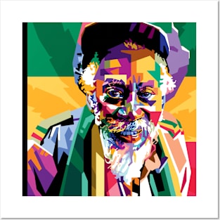 Bunny Wailer Portrait Pop Art Posters and Art